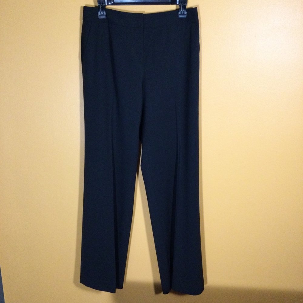 Lafayette 148 New York Black Wide Leg Pants